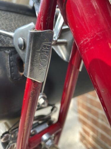 VERY RARE 50’s vintage BROOKS of England Mossbrook Saddle Bag + Bracket L’eroica - Fresh Stock Dated December 2025