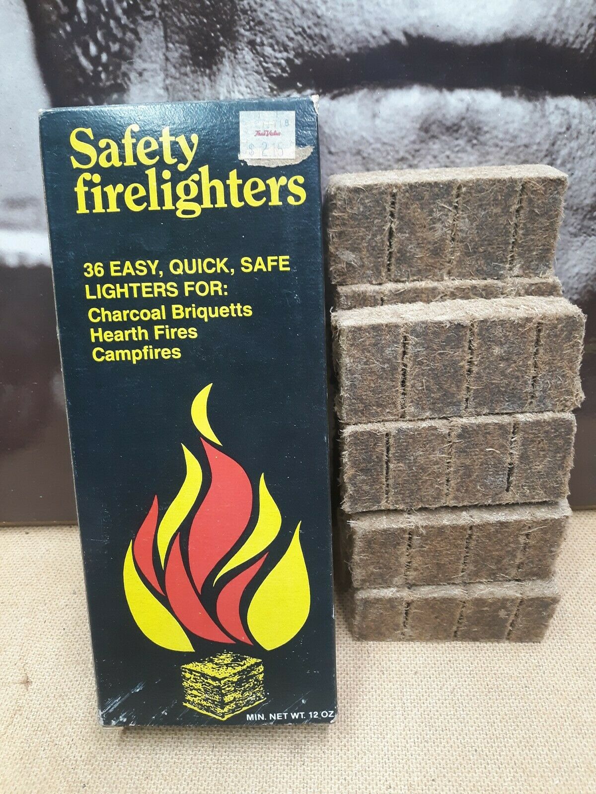 Vintage Safety Firelighters Fire Starters 36 Starters Per Box Christen Inc. - Fresh Stock Dated December 2025