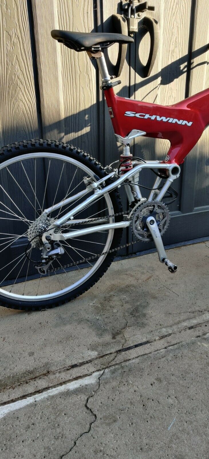 RARE All Original Schwinn S10 Carbon Fiber Full Suspension Sweet Spot Mtn Bike - Fresh Stock Dated February 2026