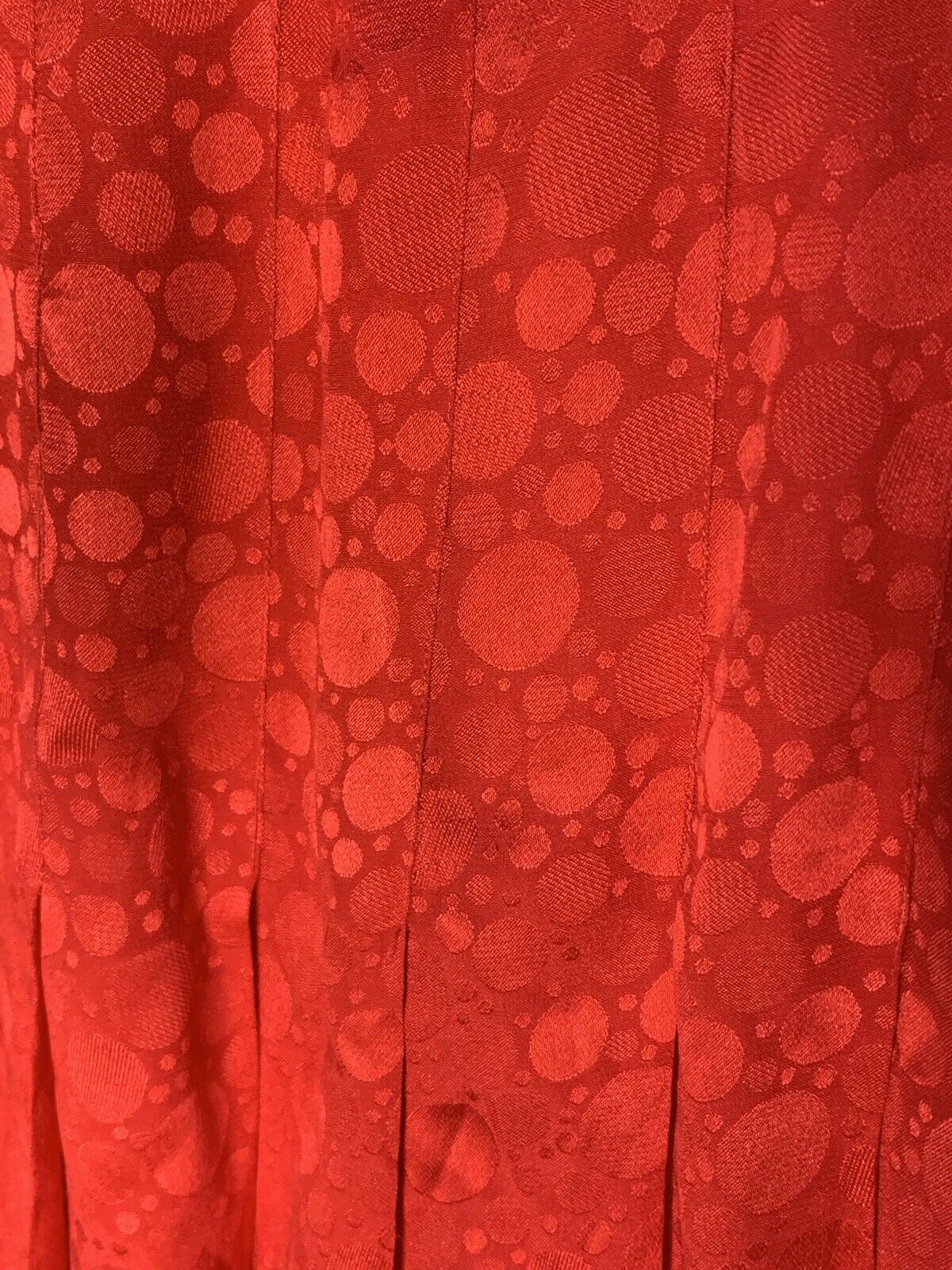 Vintage TICA Skirt Women's 8 Pleated Long Red SILK Flirty Full  Hong Kong - Fresh Stock Dated March 2026