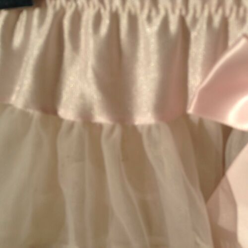 Laura Dare Pale Pink WhitePetticoat Tutu Girls Sz L Play Dress-Up Dance USA Made - Fresh Stock Dated December 2025
