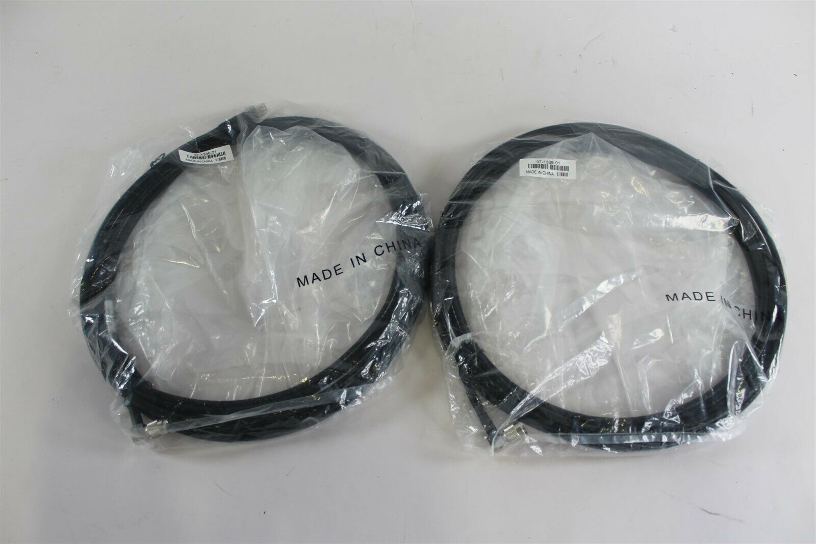 Lot of 2 New Cisco 37-1336-01 20FT 4G Indoor BNC Antenna Cable - Fresh Stock Dated December 2025