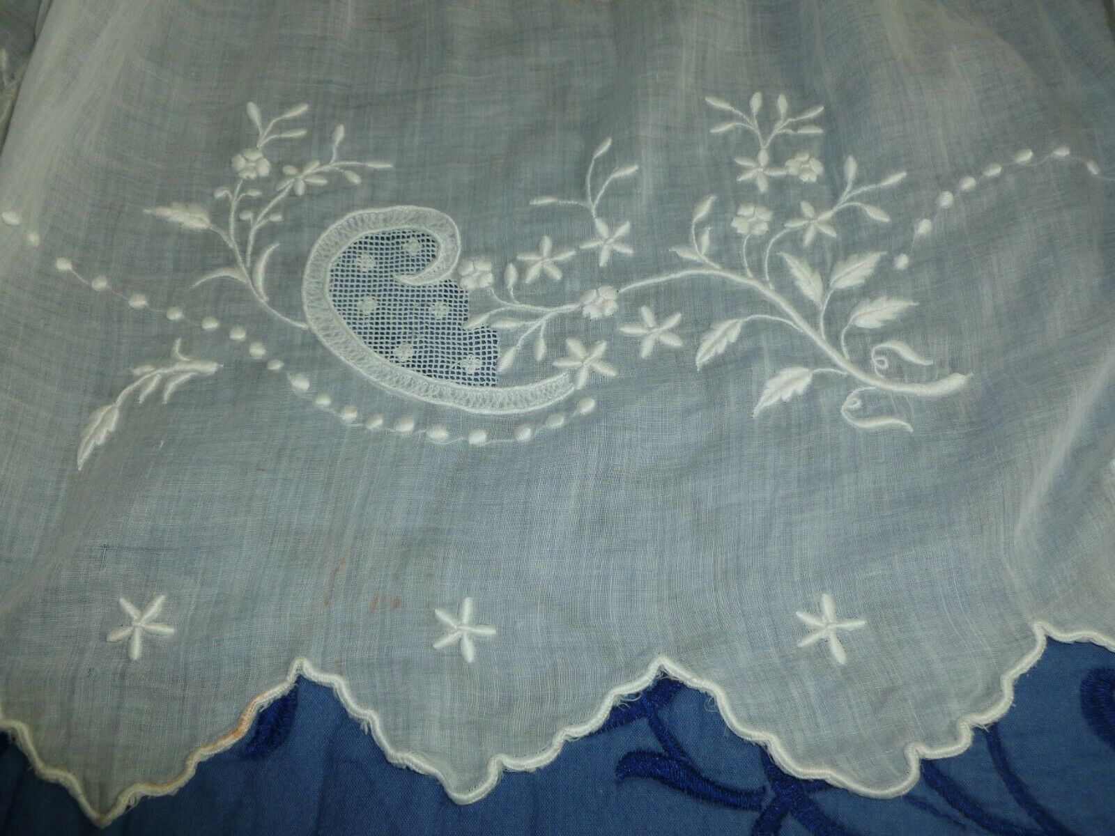 Antique Victorian Edwardian Layered Skirt c1900s Walking Skirt Embroidery Lace - Fresh Stock Dated March 2026