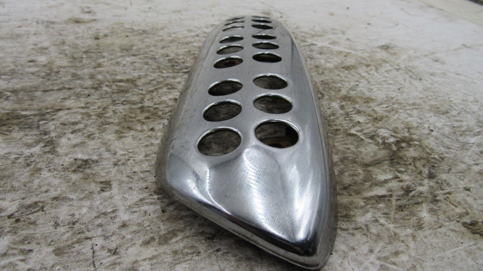 1972 Honda CL350 Scrambler OEM Lower Exhaust Heat Shield Cover Protector - Fresh Stock Dated February 2026
