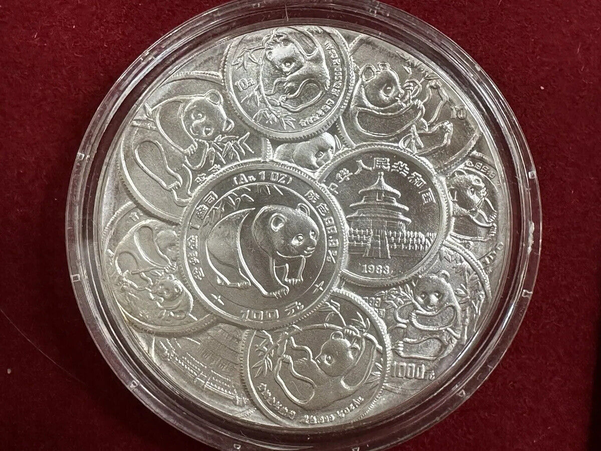 1991 China 10th Anniversary Panda Collection 4 Piece Coin & Medal Set BU+ - Fresh Stock Dated February 2026