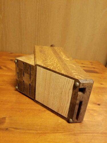 Vintage USA Chicago Cutlery 9 Pc. Piece Knife Set With Sharpener & Block - Fresh Stock Dated December 2025