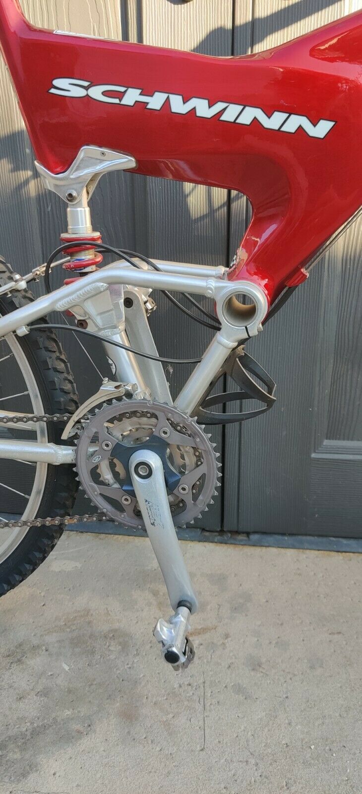 RARE All Original Schwinn S10 Carbon Fiber Full Suspension Sweet Spot Mtn Bike - Fresh Stock Dated February 2026