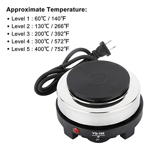 Artilife Small Electric Hot Plate Multi-Function Portable Stove Kitchen Cooktop - Fresh Stock Dated February 2026