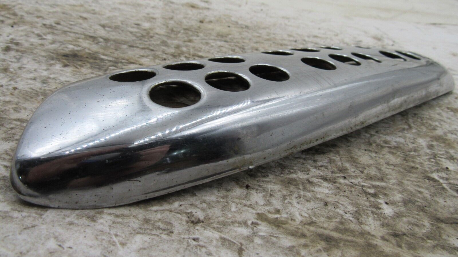1972 Honda CL350 Scrambler OEM Lower Exhaust Heat Shield Cover Protector - Fresh Stock Dated February 2026