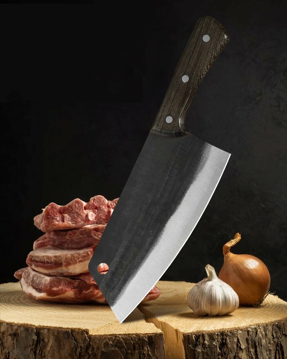 Gyuto Knife Butcher Cleaver Knife Forged Serbian Camping Kitchen Chef Knife - Fresh Stock Dated December 2025