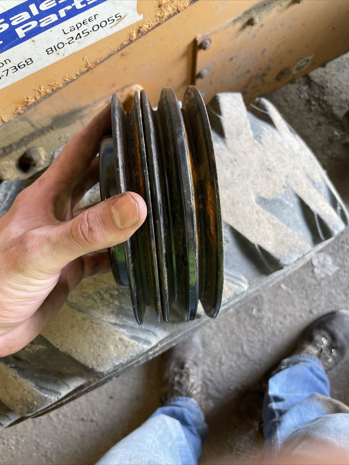 Mercruiser Pulley 19692 V-belt 3 spline 7