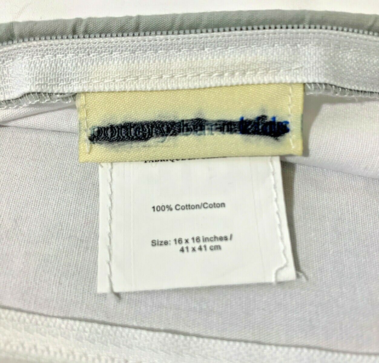 Pottery Barn Kids Letter Appliqué Decorative Pillow Sham 