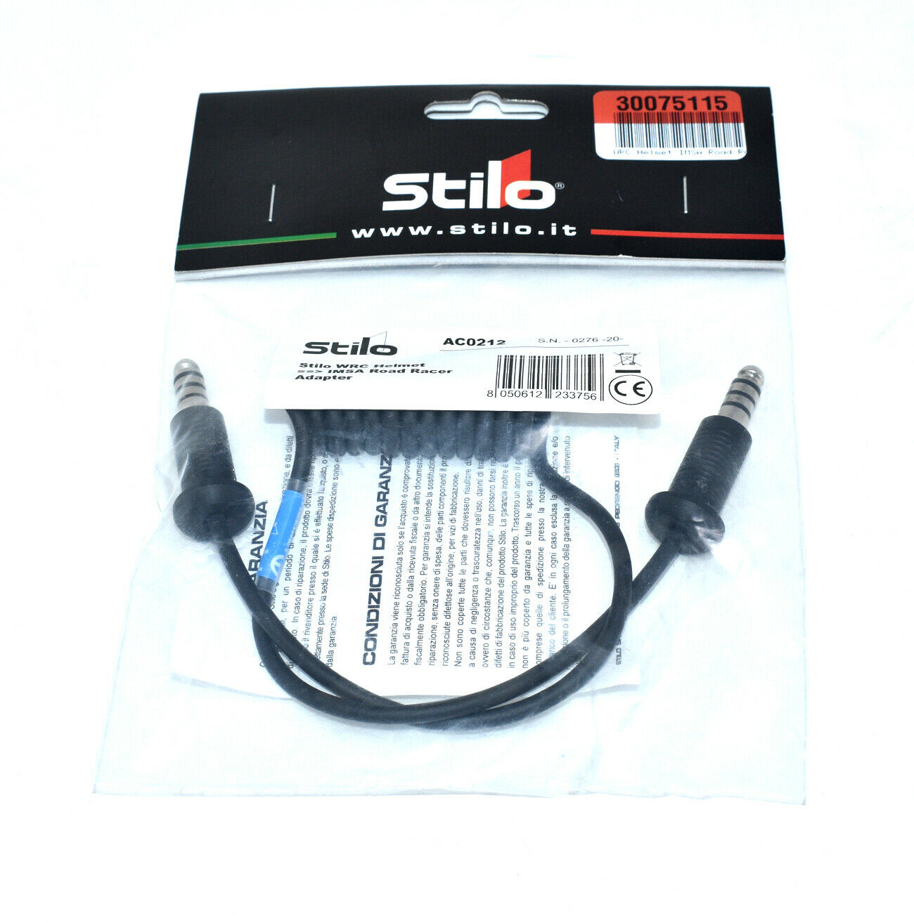 Stilo AC0212 WRC Helmet IMSA Road Racer Adapter - Fresh Stock Dated February 2026