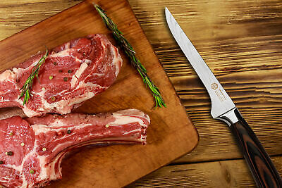 Kessaku 6-Inch Boning Knife - Samurai Series - High Carbon 7Cr17MoV Steel - Fresh Stock Dated December 2025