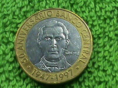 DOMINICAN  REPUBLIC   5 Pesos   1997   * - Fresh Stock Dated December 2025