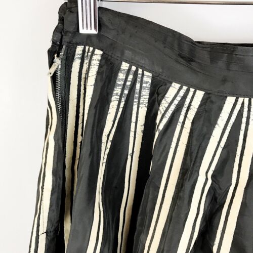 VINTAGE Floral Midi Skirt Small Flocked Velvet 40s 50s Costume Period Piece - Fresh Stock Dated March 2026