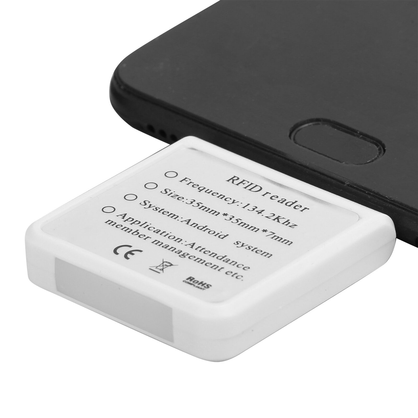 (White Pisa Leaning Tower Type)Jacksing Mobile ID Reader Portable Plug And - Fresh Stock Dated February 2026