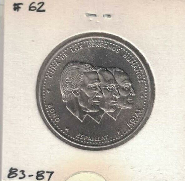 Dominican Republic 1/2 medio peso 1983 UNC KM#62 - Fresh Stock Dated February 2026
