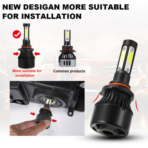 For Honda CBR929RR 2000-2001 CBR954RR 2001-2003 Super Bright LED Headlight Bulbs - Fresh Stock Dated February 2026