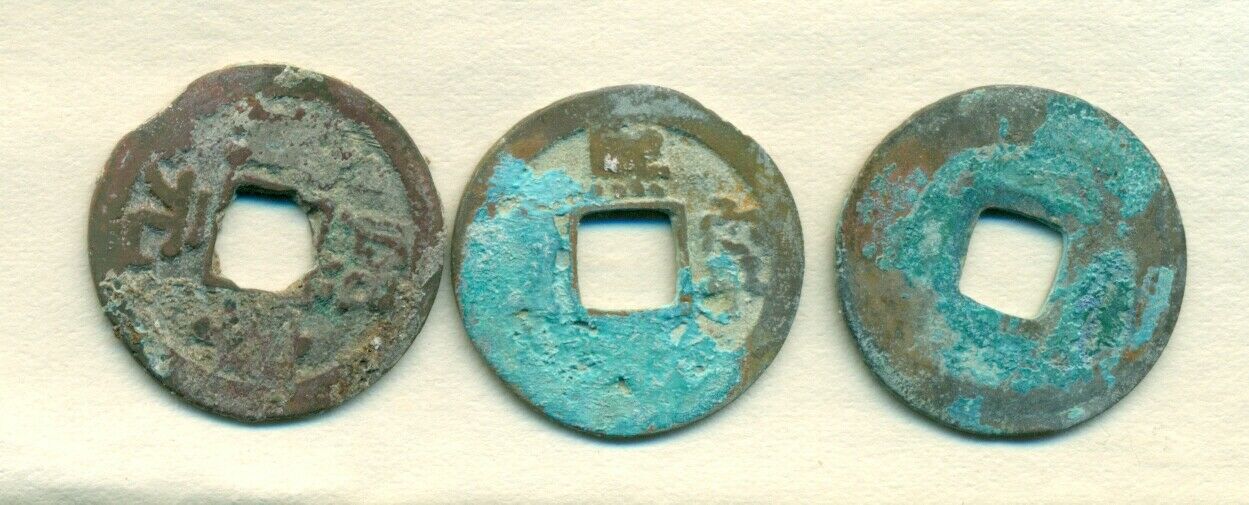 3 CASH COINS from CHINA -  HSI NING (1068 to 1078 A.D.) - Fresh Stock Dated February 2026