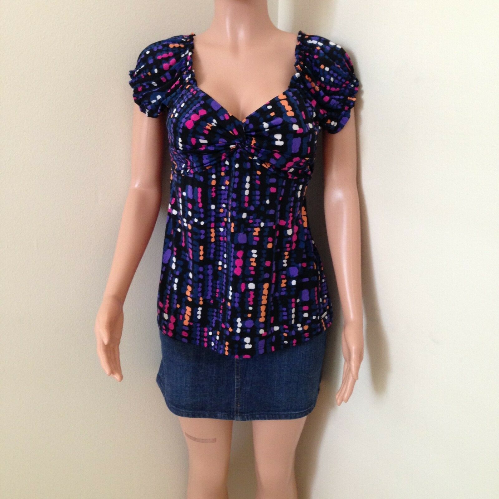 Mini Skirt-Classic Blue Jean Denim Style - Fresh Stock Dated December 2025