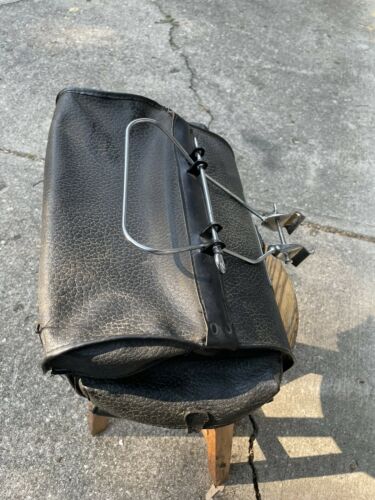 VERY RARE 50’s vintage BROOKS of England Mossbrook Saddle Bag + Bracket L’eroica - Fresh Stock Dated December 2025