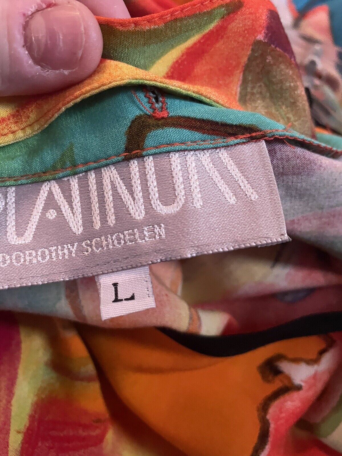 Lot of 2 Platinum Dorothy Schoelen skirt size 14 shirt large vintage retro - Fresh Stock Dated March 2026