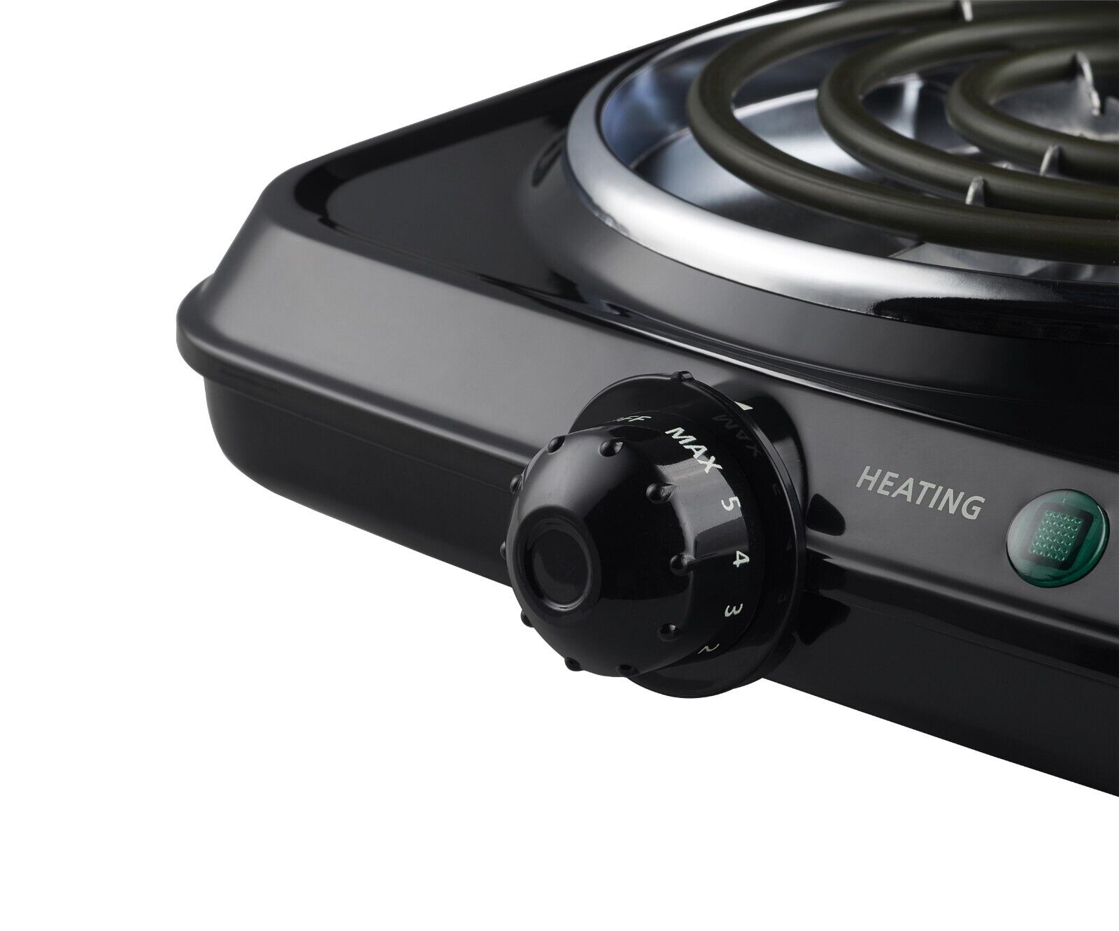 Portable Double Burner, 120V - 1800W, Electric burners, Black - Fresh Stock Dated February 2026