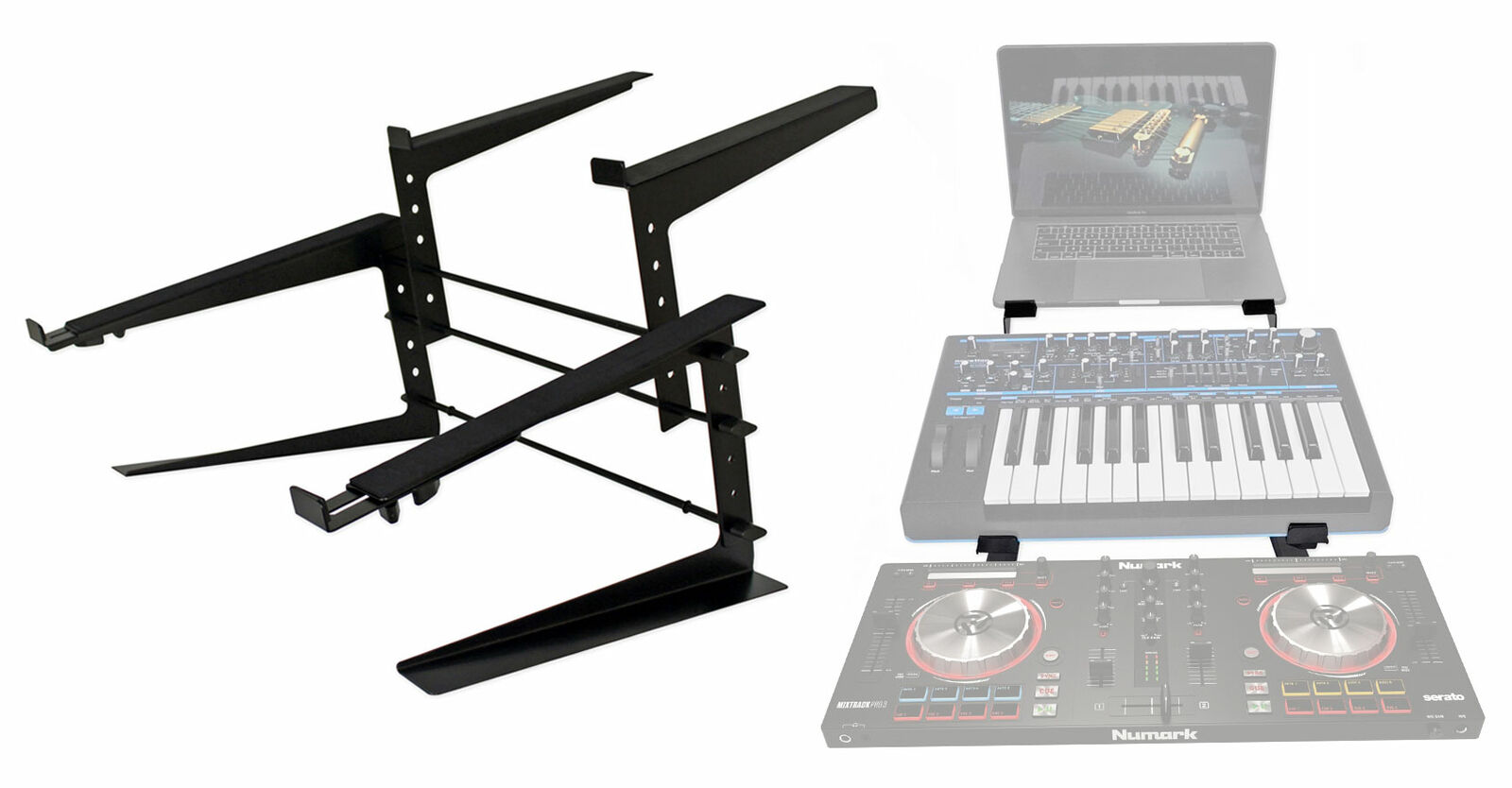 Samson Graphite M25 25-Key USB MIDI Keyboard Controller+Dual Shelf Studio Stand - Fresh Stock Dated February 2026