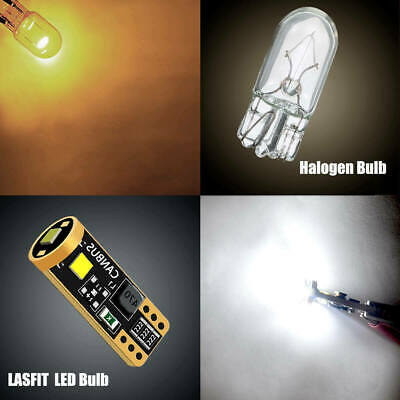 Canbus 168 192 2825 194 T10 LED Parking Light Bulbs Xenon White 6000K Bright 2x - Fresh Stock Dated February 2026