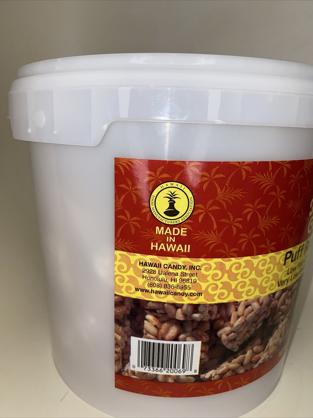 NEW Hawaii Candy Puff Rice Cake 17oz Made In Hawaii - Fresh Stock Dated February 2026