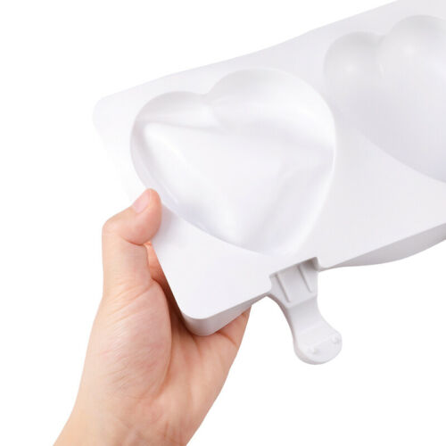 3 Pack 4 Cell Popsicle Molds Silicone DIY Frozen Juice Ice Cream Lolly Pop Mould - Fresh Stock Dated December 2025