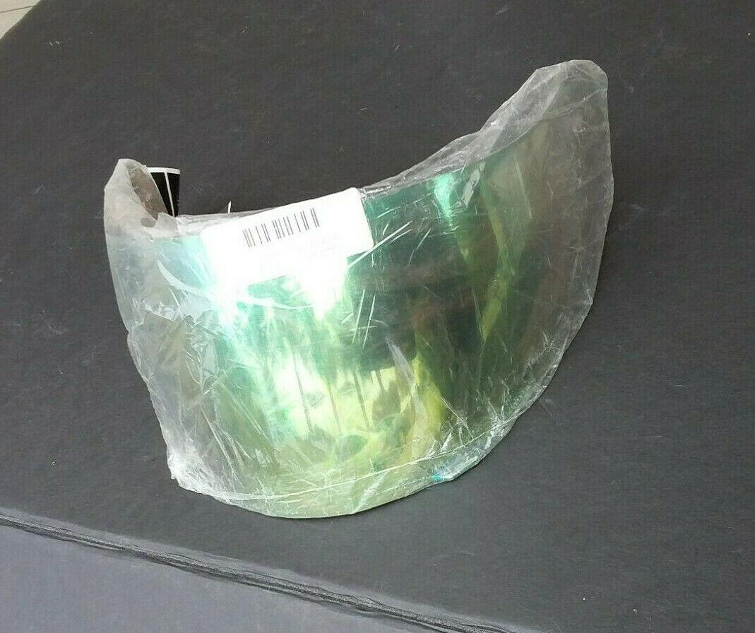 HJC CL-14 RST Helmet Shield Green 10-910, New Condition - Fresh Stock Dated December 2025