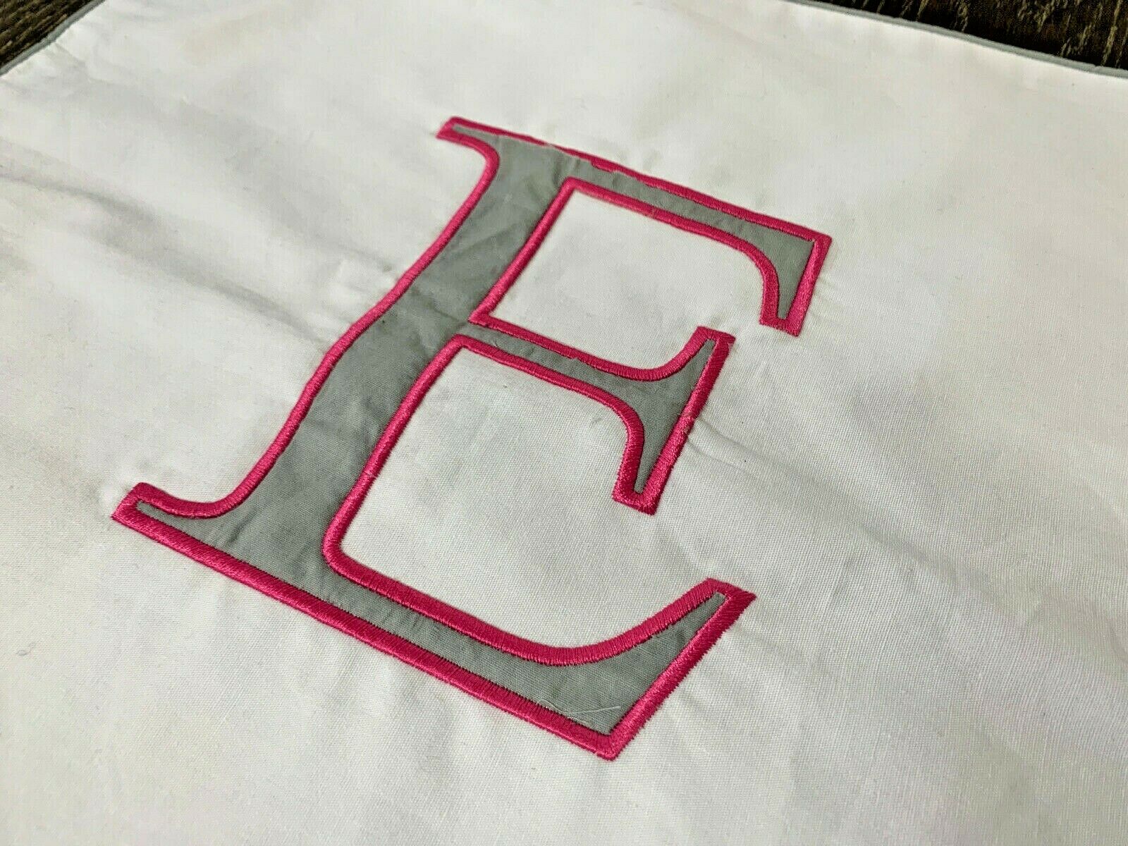 Pottery Barn Kids Letter Appliqué Decorative Pillow Sham 