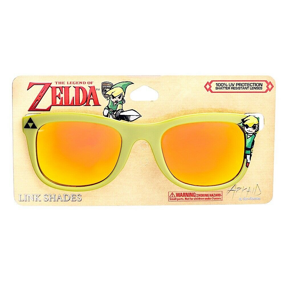 Nintendo Legend of Zelda Link Green Frame Kids Arkaid by Sun-Staches UV400 - Fresh Stock Dated February 2026