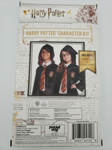 Harry Potter Character Kit: Griffindor Necktie & Eyeglasses ☆ New, Free Shipping - Fresh Stock Dated December 2025