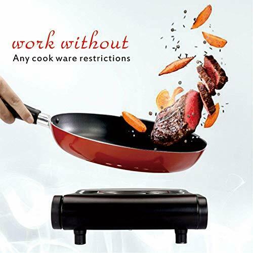 Cusimax Double Hot Plates, 1800W Double Burner, Portable Electric Hot Plate - Fresh Stock Dated February 2026