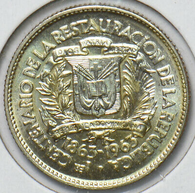 Dominican Republic 1963 10 Centavos 294138 combine shipping - Fresh Stock Dated December 2025