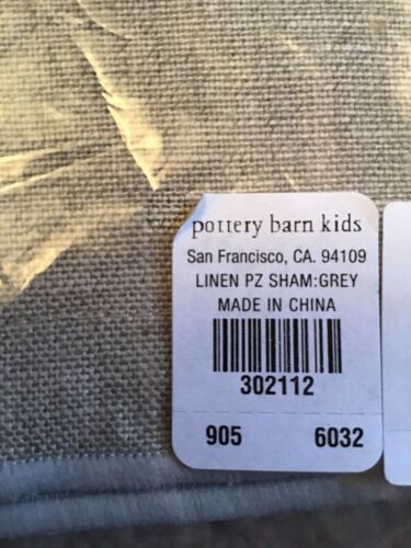 Pottery Barn Baby Linen Decorative Sham 12x16 - Fresh Stock Dated December 2025