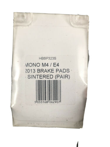 Two Pairs of Hope mono m4  / E4 2013 Brake Pads, Sintered (total of 4) - Fresh Stock Dated February 2026