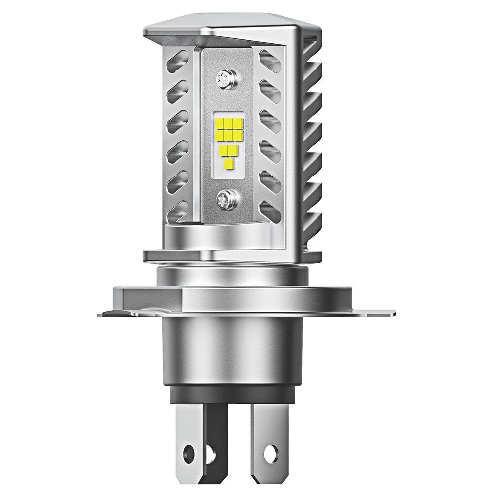 LED Motorcycle Headlight Bulb H4 9003 HB2 16000LM 6500K Xenon White Hi/Lo Beam - Fresh Stock Dated February 2026