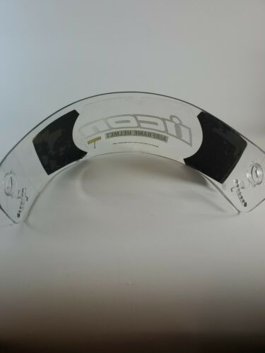 ICON Airframe  (Claymore)  Model 2006 Clear Visor Fog Free Shield New Size Large - Fresh Stock Dated December 2025