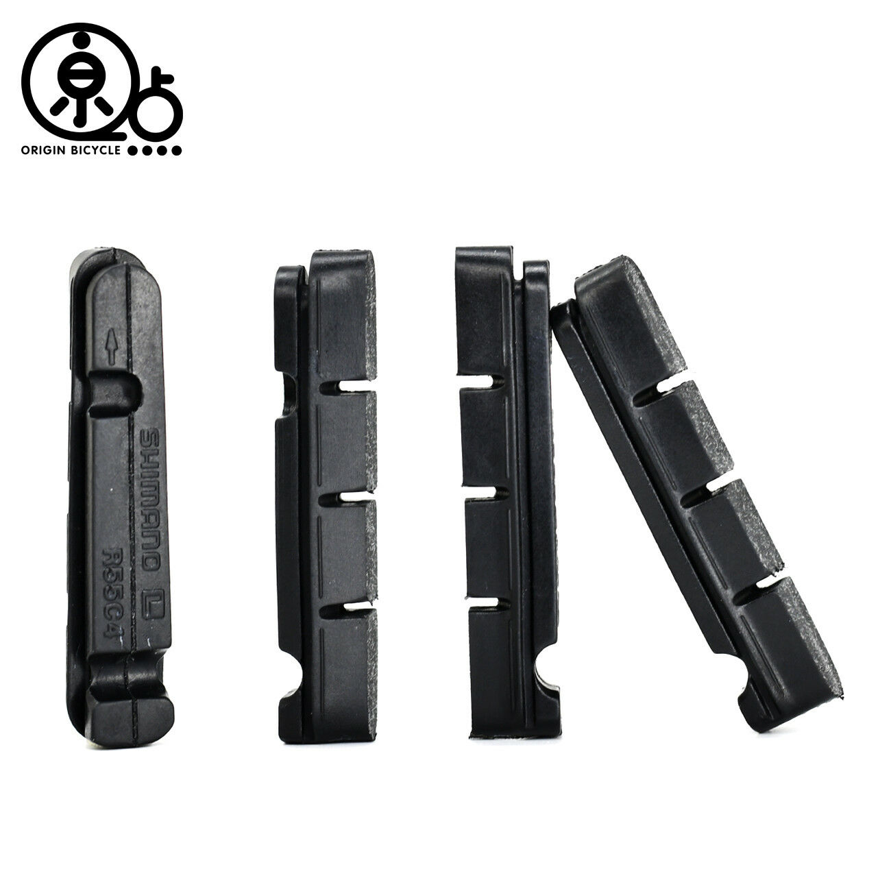 2Pair SHIMANO R55C4 DURACE ULTEGRA 105 ROAD BIKE BRAKE PADS Aluminum Rim - Fresh Stock Dated February 2026