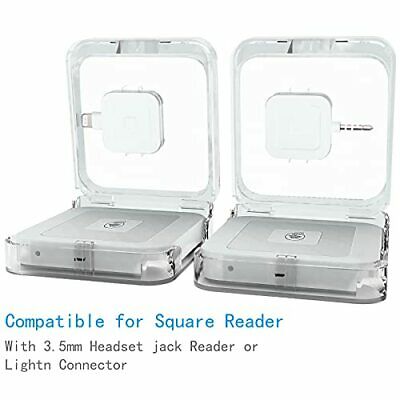 Anti-Lost Transparent Cover Case for Square Contactless Chip Card Reader - Fresh Stock Dated December 2025
