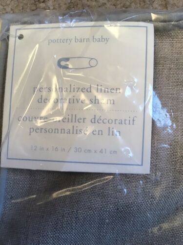 Pottery Barn Baby Linen Decorative Sham 12x16 - Fresh Stock Dated December 2025