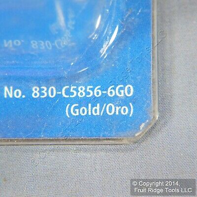 Leviton 6 Ft Video Stereo Audio RCA GOLD Dubbing Coax Composite Cable C5856-6GO - Fresh Stock Dated December 2025