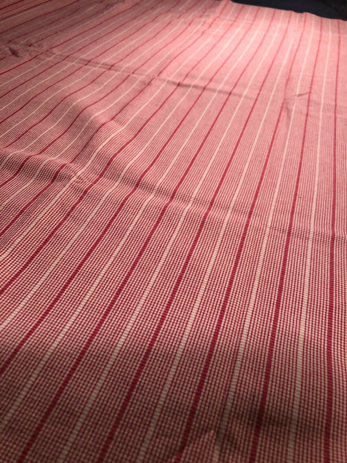 Nautica Red and Cream Stripes  Standard Cotton Pillow  Case  20