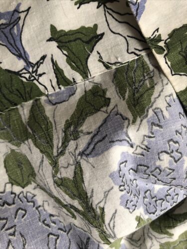 Vintage 1950’s ILENE RICKY 100% Cotton Full Periwinkle Floral Skirt Sz Small - Fresh Stock Dated February 2026