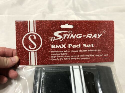 NOS Schwinn Sting-Ray Black Pad Set OLD SCHOOL BMX Stingray Sting Ray - Fresh Stock Dated December 2025