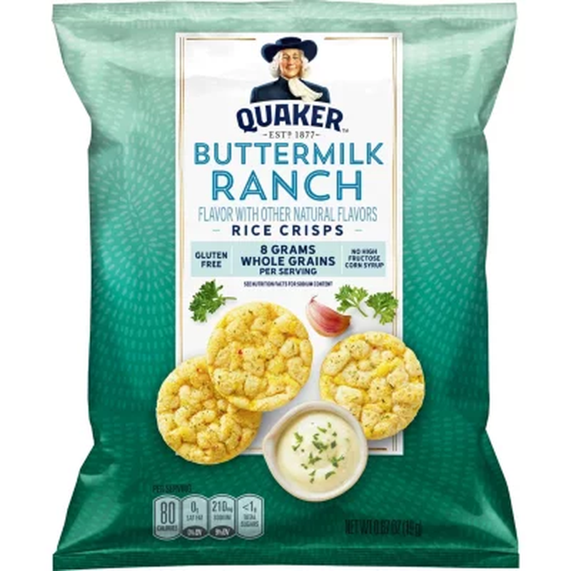 Quaker Rice Crisps Variety Pack (36 pk.) - Fresh Stock Dated December 2025
